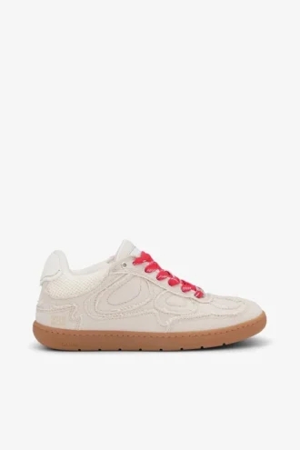 08 Canvas Raw Edge Sneakers