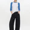 Audri Jeans in Black Rigid Denim