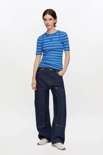 Audri Jeans in Dark Rinse Denim