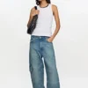 Audri Jeans in Tint Rigid Denim