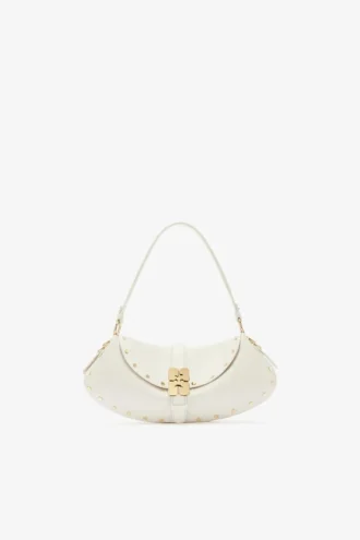 B-Kat Bag Studs in White