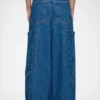 Baggy Cargo Jeans in Rigid Denim