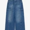 Baggy Cargo Jeans in Rigid Denim