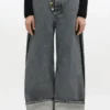 Baggy Jeans with Double Fly