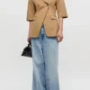 Baggy Wide Jeans in Light Blue Denim