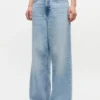 Baggy Wide Jeans in Light Blue Denim