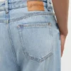 Baggy Wide Jeans in Light Blue Denim