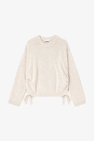 Beige Wool Mix Sweater