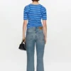 Betzy Cropped Jeans in Tint Rigid Denim