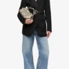 Black Bonded Crepe Blazer