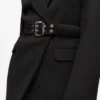 Black Bonded Crepe Blazer