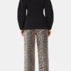Black Bonded Crepe Curve Sleeve Jacket