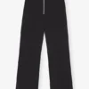 Black Bonded Crepe Pants