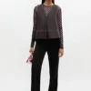 Black Cotton A-line Top