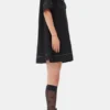 Black Crepe Mini Dress