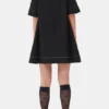 Black Crepe Mini Dress
