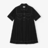 Black Crepe Mini Dress