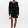 Black Crochet Cardigan