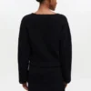 Black Crochet Cardigan