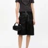 Black Cropped Heart T-shirt