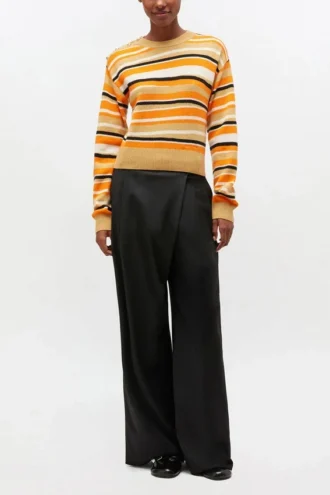 Black Cross-over Pants