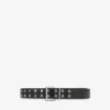 Black Double Eyelet Belt