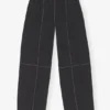 Black Elasticated Curve Pants Black Elasticated Curve Pants