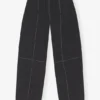Black Elasticated Curve Pants Black Elasticated Curve Pants