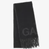 Black Fringed Scarf