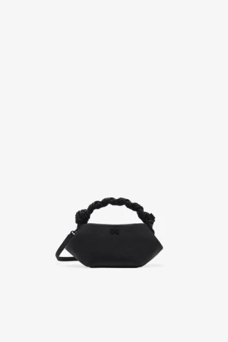 Black Grained Mini Bou Bag