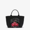 Black Medium Cherry Tote Black Medium Cherry Tote