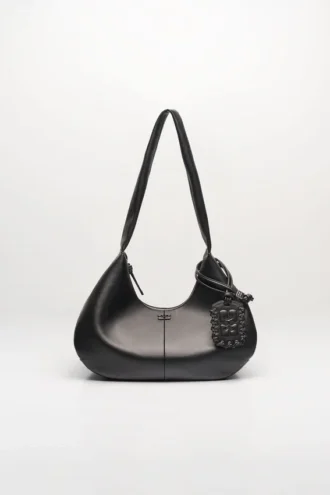 Black Medium Hobo Bag