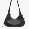 Black Medium Laces Hobo Bag Black Medium Laces Hobo Bag