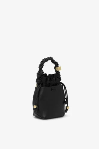 Black Mini Bou Bucket Bag