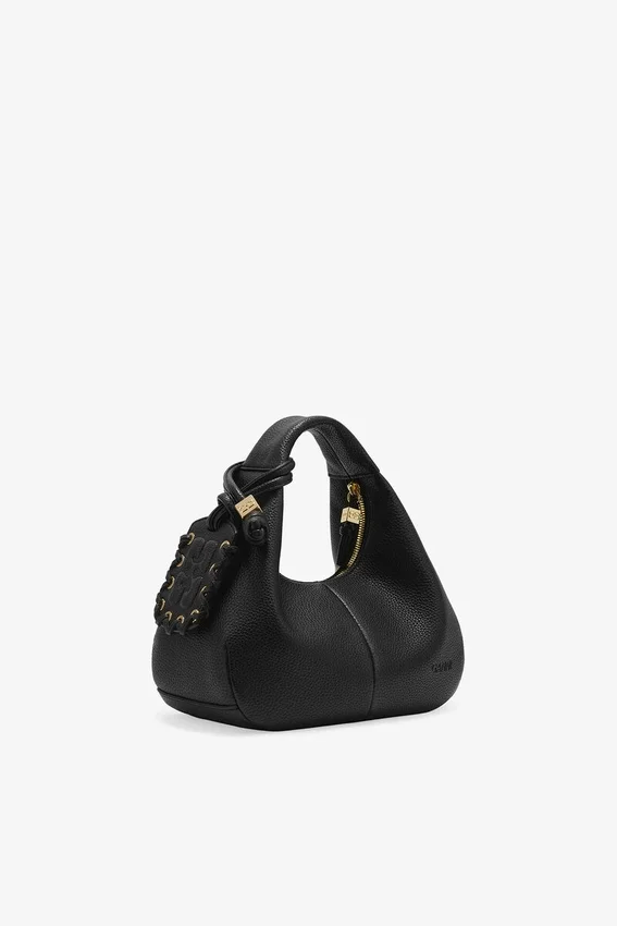 Black Mini Hobo Bag Black Mini Hobo Bag
