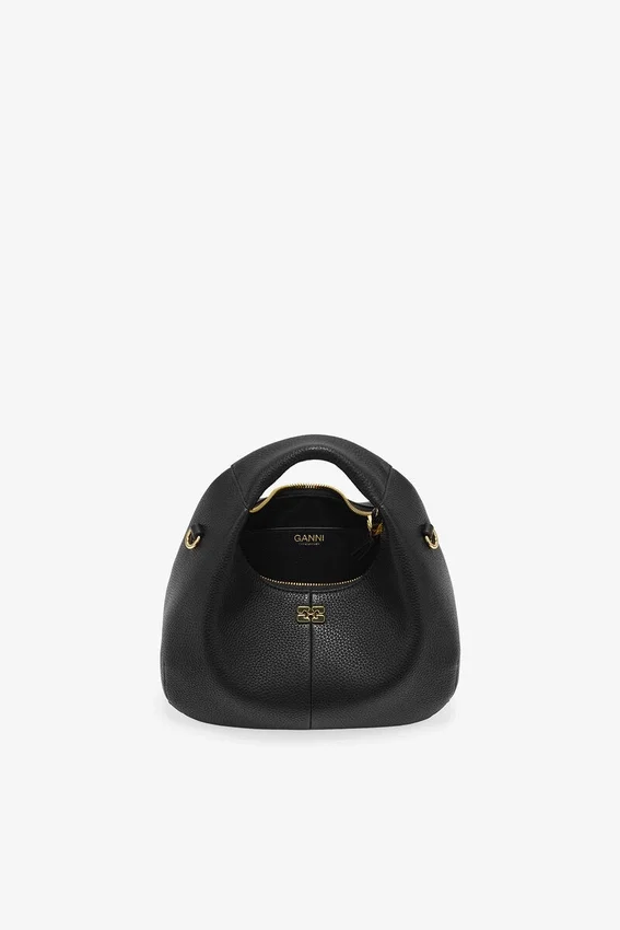 Black Mini Hobo Bag Black Mini Hobo Bag