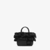 Black Mini Ruffle Tote Black Mini Ruffle Tote