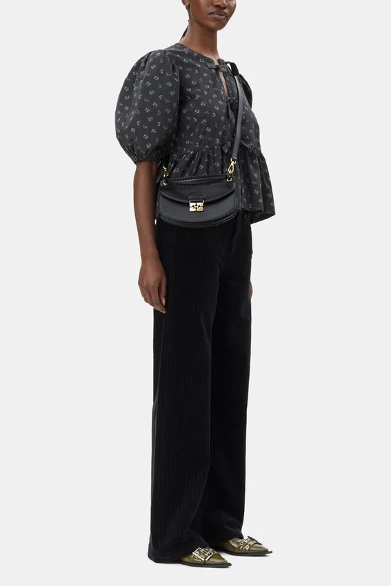 Black Mini Top Handle Apo-G Bag Black Mini Top Handle Apo-G Bag