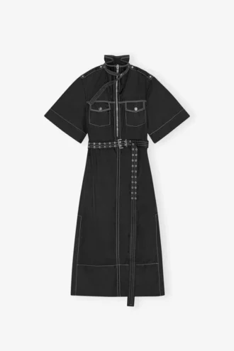 Black Nylon Dress