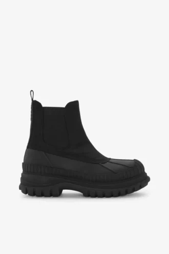 Black Outdoor Chelsea Boots