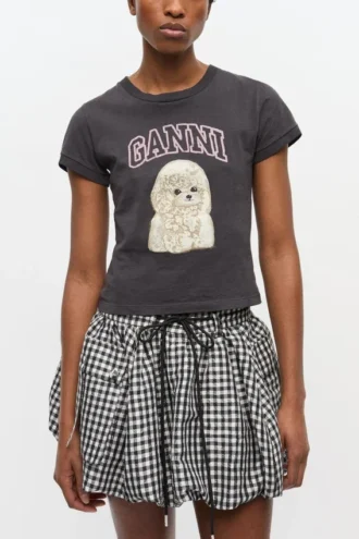 Black Poodle Baby Fit T-shirt