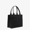 Black Puppy Large Tote