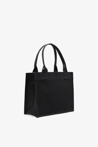 Black Puppy Large Tote
