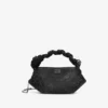 Black Rhinestone Mini Bou Bag