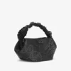 Black Rhinestone Mini Bou Bag