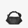 Black Rhinestone Mini Bou Bag