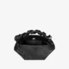 Black Rhinestone Mini Bou Bag