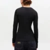 Black Rib Long-sleeve
