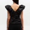 Black Ruched Top