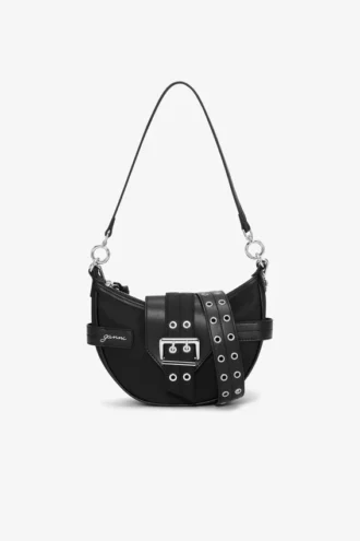 Black Small Bucky Crossbody Bag